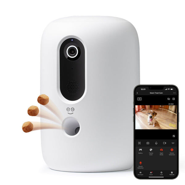 Geeni PetConnect Treat + Cam, Treat Dispenser - SMART HOME SHOP