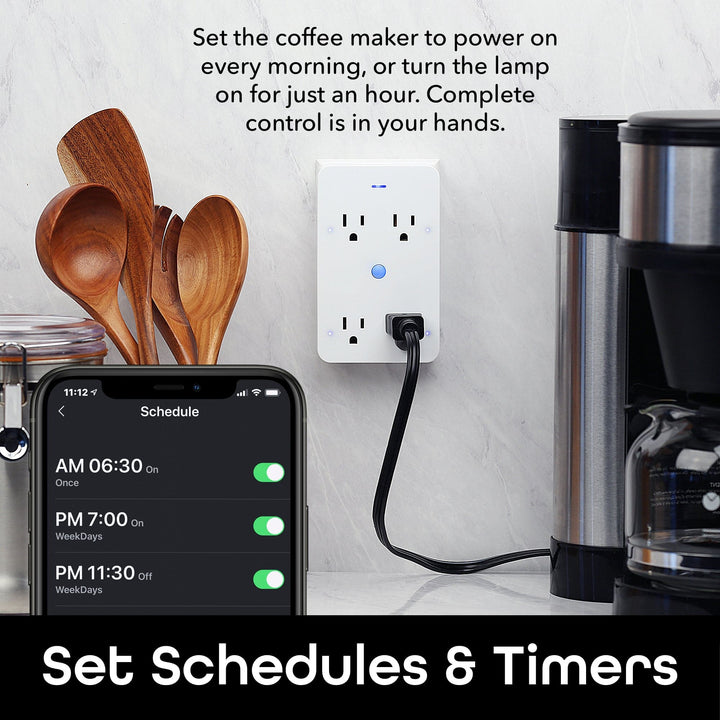 4-Outlet Surge Protector - SMART HOME SHOP