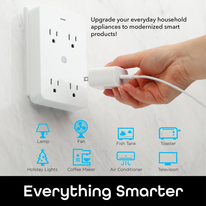 4-Outlet Surge Protector - SMART HOME SHOP