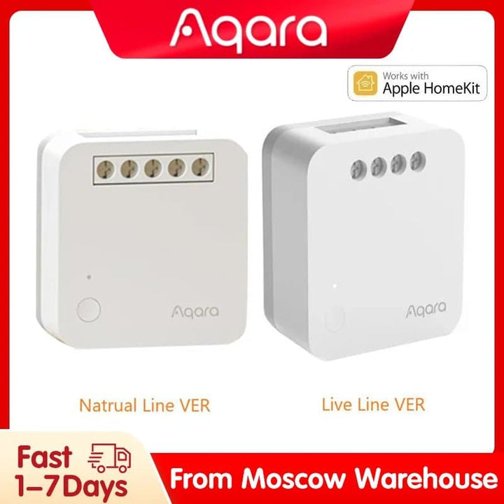 Aqara Switch module T1 Single Chiannel Relay Controller Wireless Zigbee 3.0 with / No Neutral Smart home Timers Supports Homekit - SMART HOME SHOP