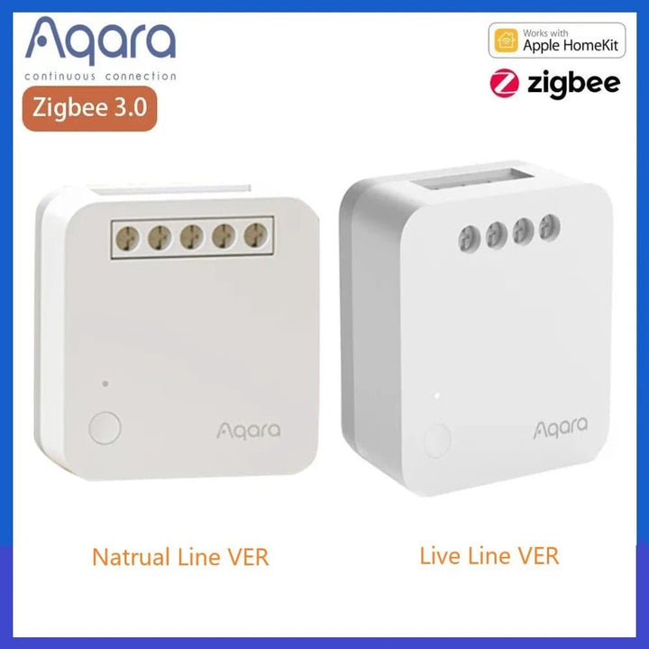 Aqara Switch module T1 Single Chiannel Relay Controller Wireless Zigbee 3.0 with / No Neutral Smart home Timers Supports Homekit - SMART HOME SHOP