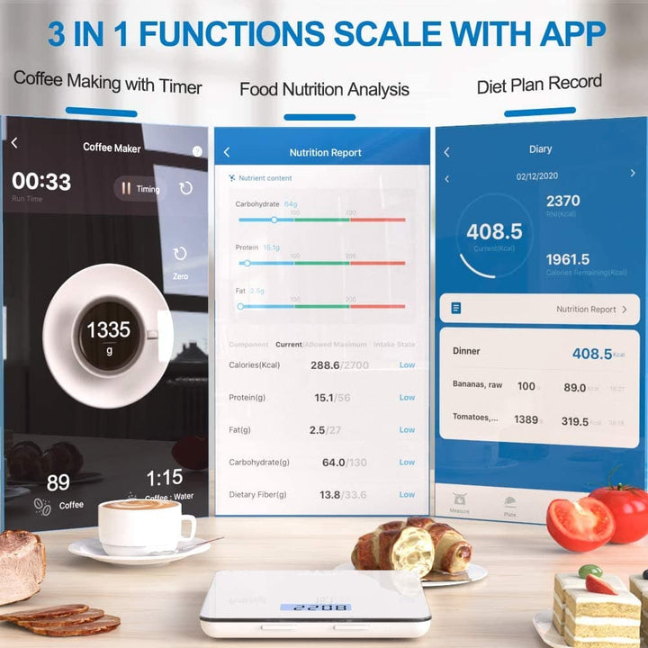 Bundle (Smart Tape Measure Body with App and RENPHO Food Scale) - SMART HOME SHOP