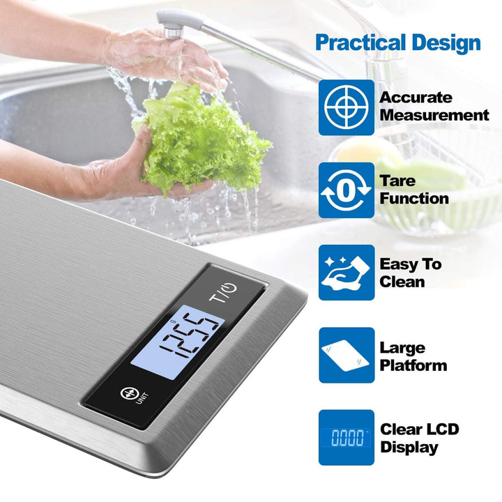 Calibra 1 Smart Nutrition Scale (Silver) - SMART HOME SHOP