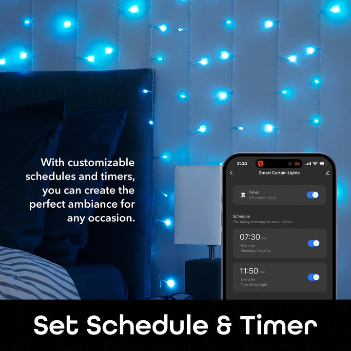 Cascading Curtain Lights - SMART HOME SHOP