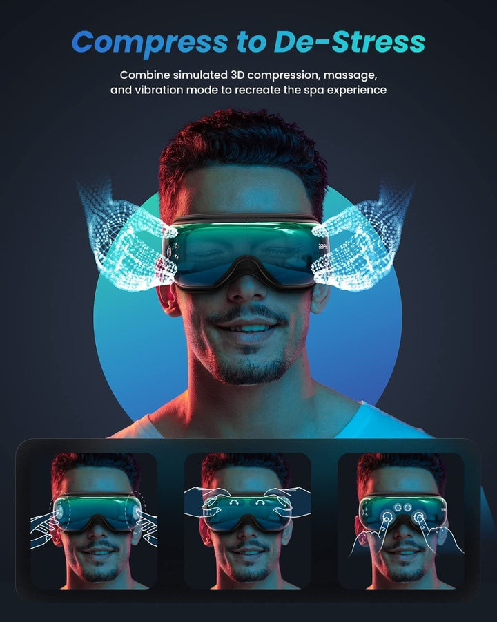 Eyeris 1 Eye Massager - Sliver Teal - SMART HOME SHOP