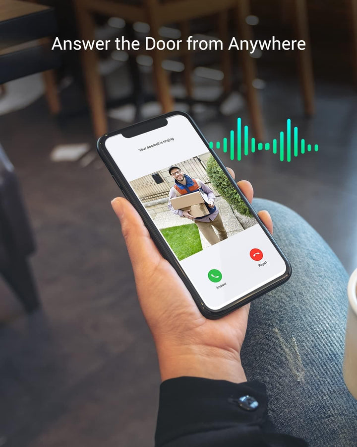EZVIZ 2K Wireless Video Doorbell, Battery-Powered, 4-Month Battery Life, Multiple Ringtones, Anti-Tamper Alarm, AI Human Detection, Two Way Talk, Weatherproof, Simple Self-Installation (DB2 kit) - SMART HOME SHOP