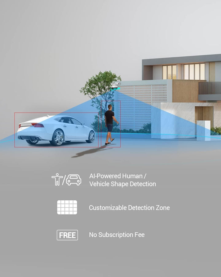 EZVIZ 360 Outdoor Auto-Zoom Tracking Security Camera, 3K, 12 Pre-Set dots Tracking,Waving-Hand Recognition, Color Night Vision, AI-Powered Person & Vehicle Detection, Two-Way Talk | H8 Pro 3K - SMART HOME SHOP