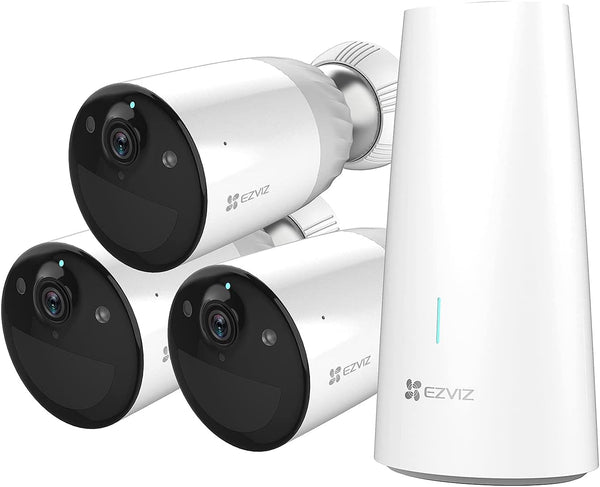 EZVIZ Solar Security Cameras Wireless Outdoor, Camera for Home Security Outside with Color Night Vision, 2-Way Audio, AI Motion Detection and Alarm, Flood Light Surveillance Camera, Waterproof, 256GB