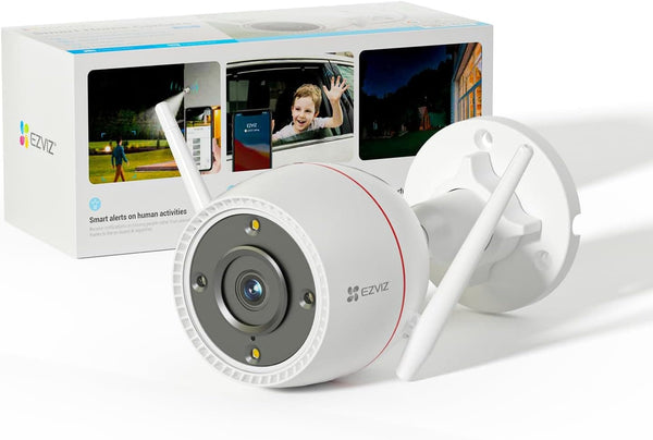 EZVIZ Two-Way Call 2.5K Outdoor Cameras for Home Security Outside, WiFi Surveillance Camera, No Subscription with Color Night Vision, IP67 Waterproof, Motion Detection, Custom Voice Alerts, Alexa
