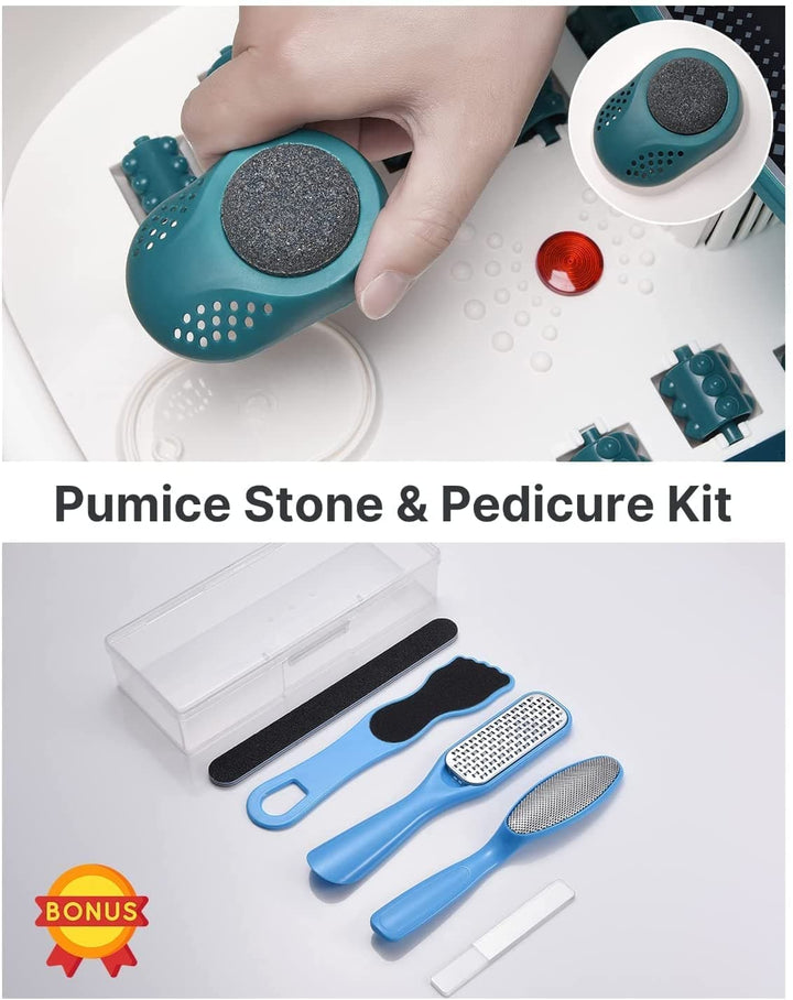 Renpho Foot Spa Bath Core and pedicure kit promotes wellness and recovery.