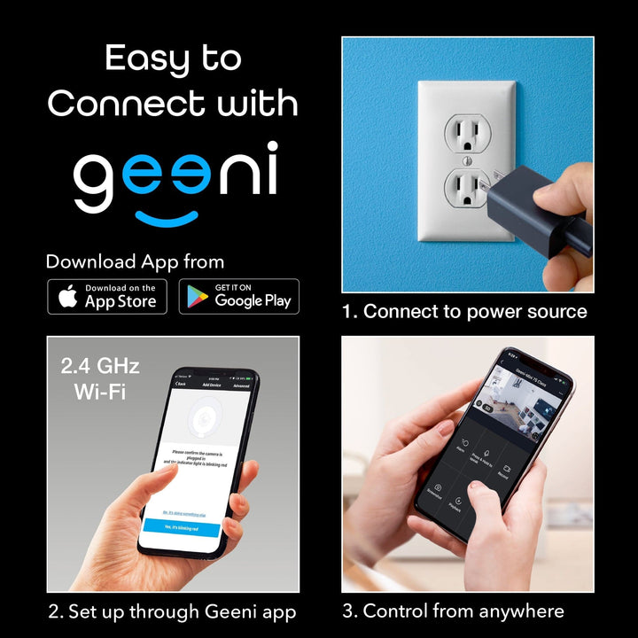 Geeni Aware 1080p Camera (2-Pack) - SMART HOME SHOP