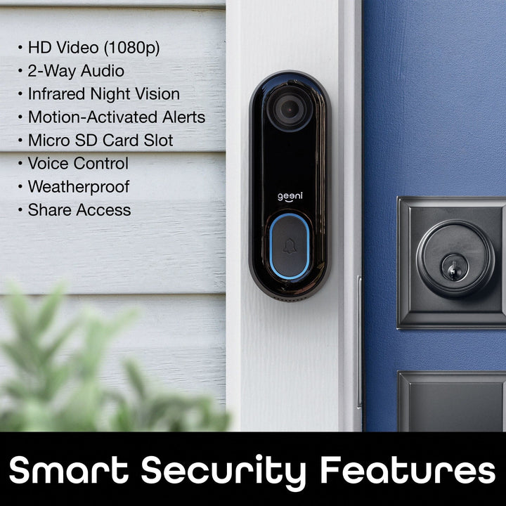 Geeni Doorpeek Wired Doorbell - SMART HOME SHOP