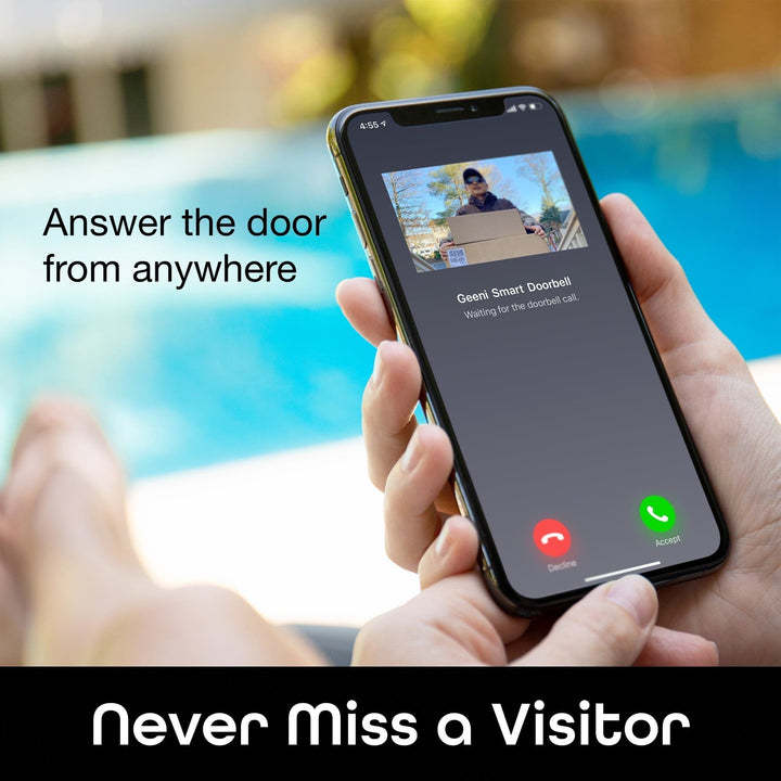 Geeni Doorpeek Wired Doorbell - SMART HOME SHOP