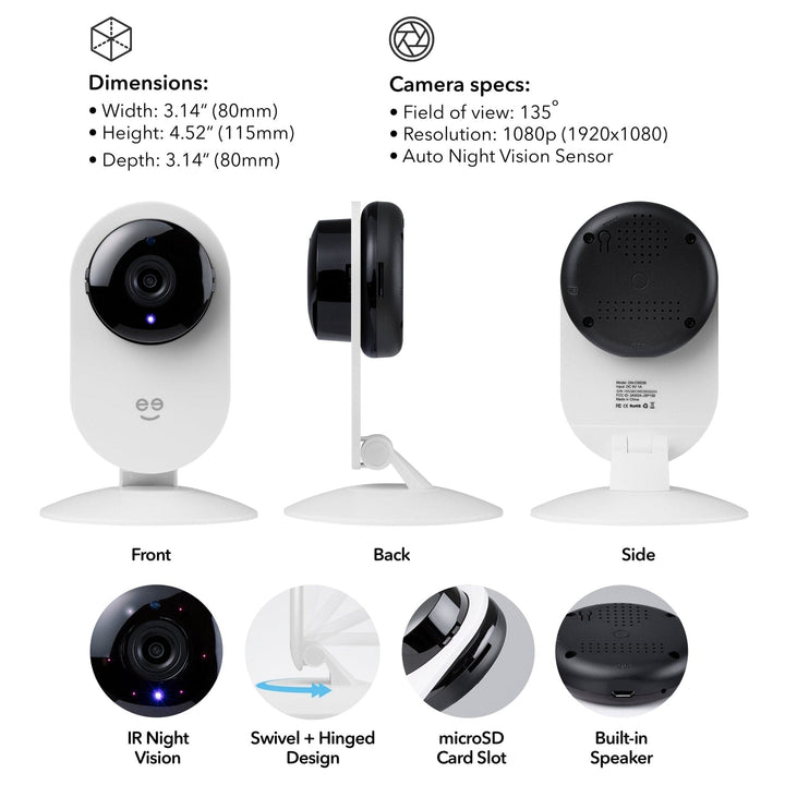 Geeni Glimpse 1080p Camera (2-Pack) - SMART HOME SHOP