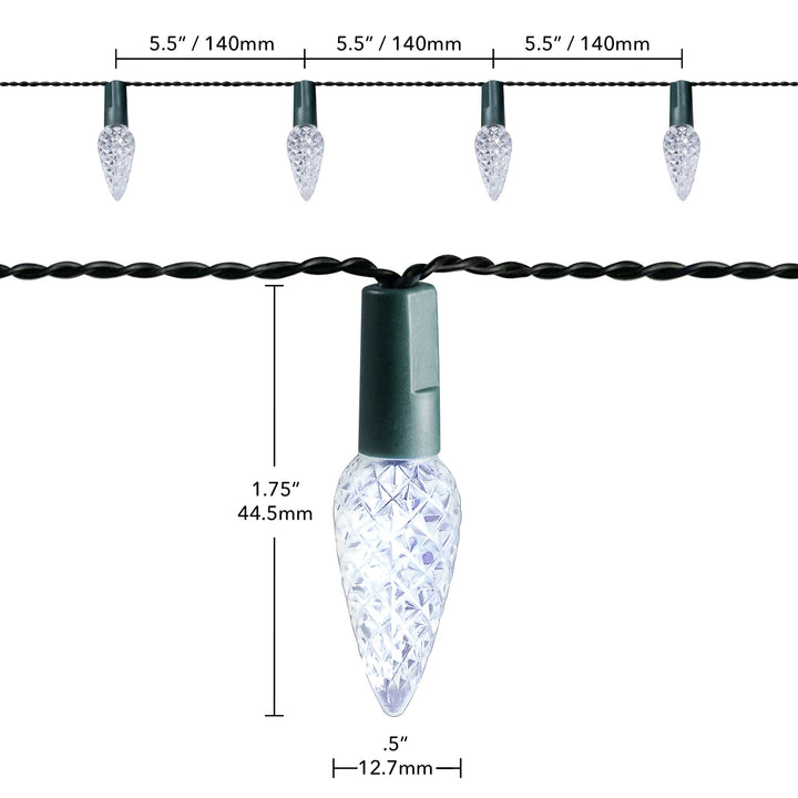 Geeni Indoor/Outdoor Waterproof C6 String Lights (50 ft.) - SMART HOME SHOP