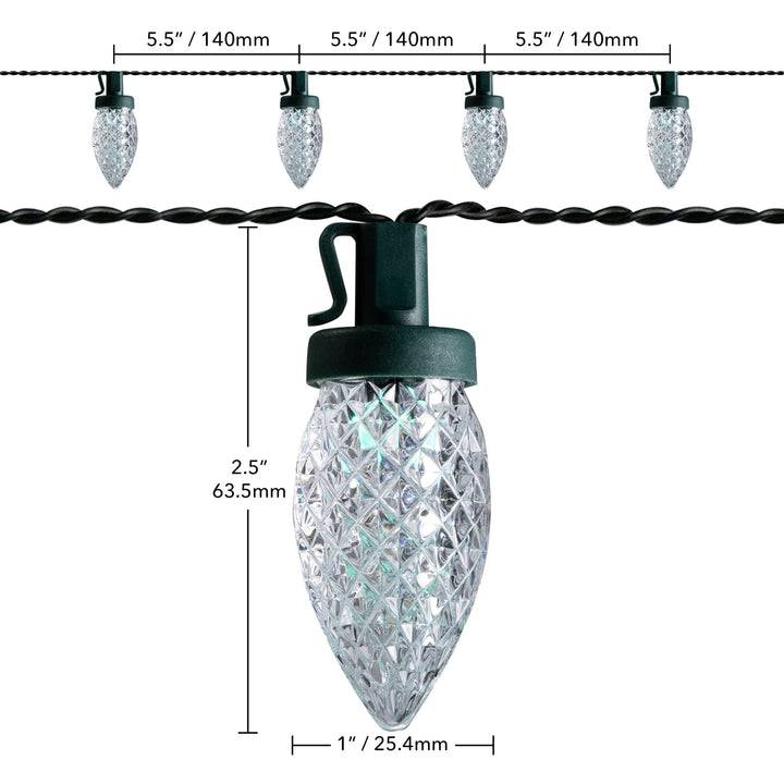 Geeni Indoor/Outdoor Waterproof C9 String Lights (50 ft.) - SMART HOME SHOP