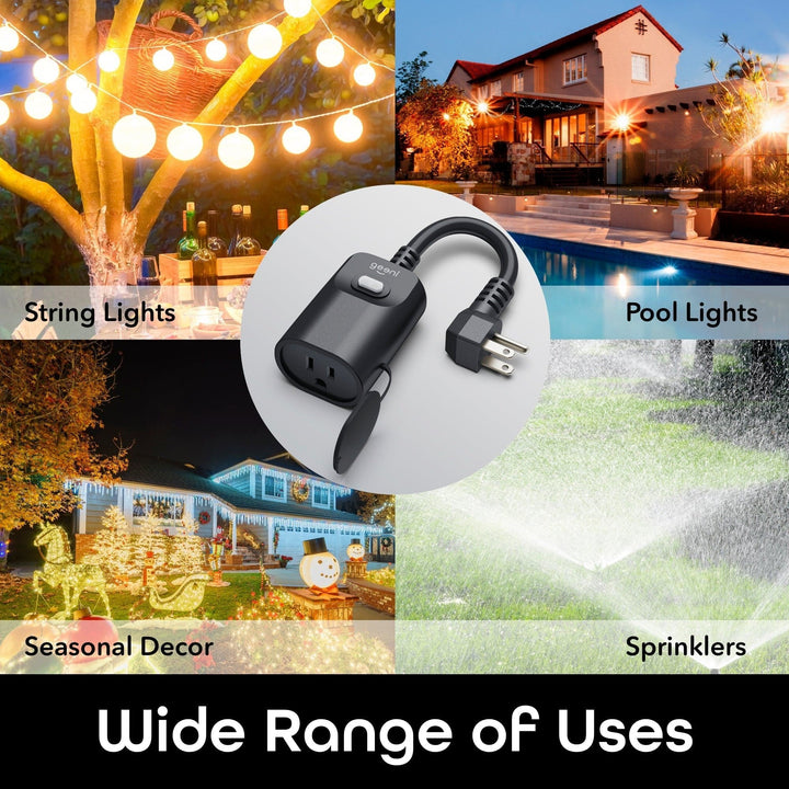 Geeni Indoor/Outdoor Weatherproof Plug - Single - SMART HOME SHOP