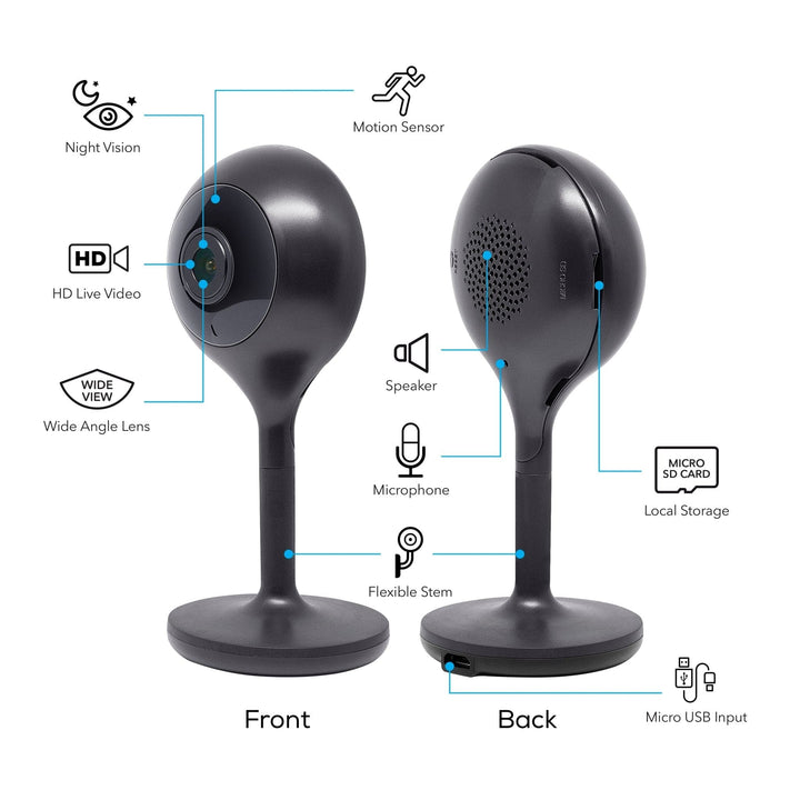 Geeni Look - 1080p Indoor Camera (2-Pack) - SMART HOME SHOP