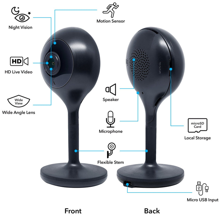 Geeni Look - 720p Indoor Camera (2-Pack) - SMART HOME SHOP