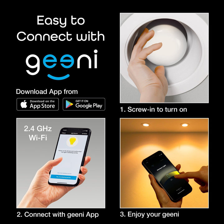 Geeni Lux BR30 Smart Bulb - Warm White - SMART HOME SHOP