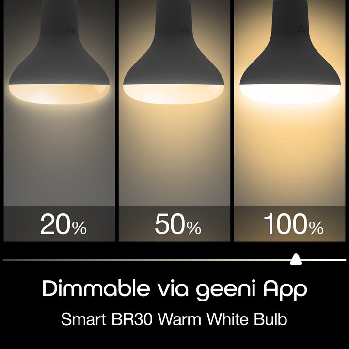 Geeni Lux BR30 Smart Bulb - Warm White - SMART HOME SHOP