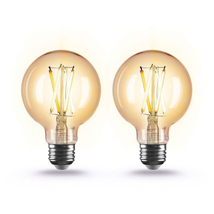 Geeni Lux G25 Smart Bulb - Tunable White 100W Equivalent (2-Pack) - SMART HOME SHOP