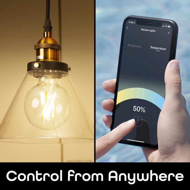Geeni Lux G25 Smart Bulb - Tunable White 100W Equivalent (2-Pack) - SMART HOME SHOP
