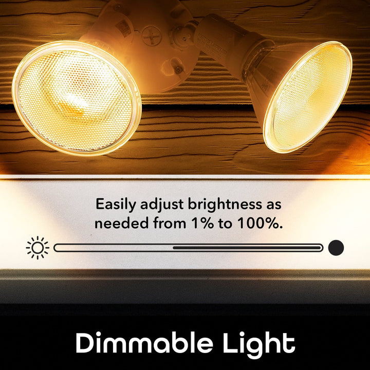 Geeni Lux PAR38 Smart Bulb - White 75W Equivalent Tunable (2-Pack) - SMART HOME SHOP