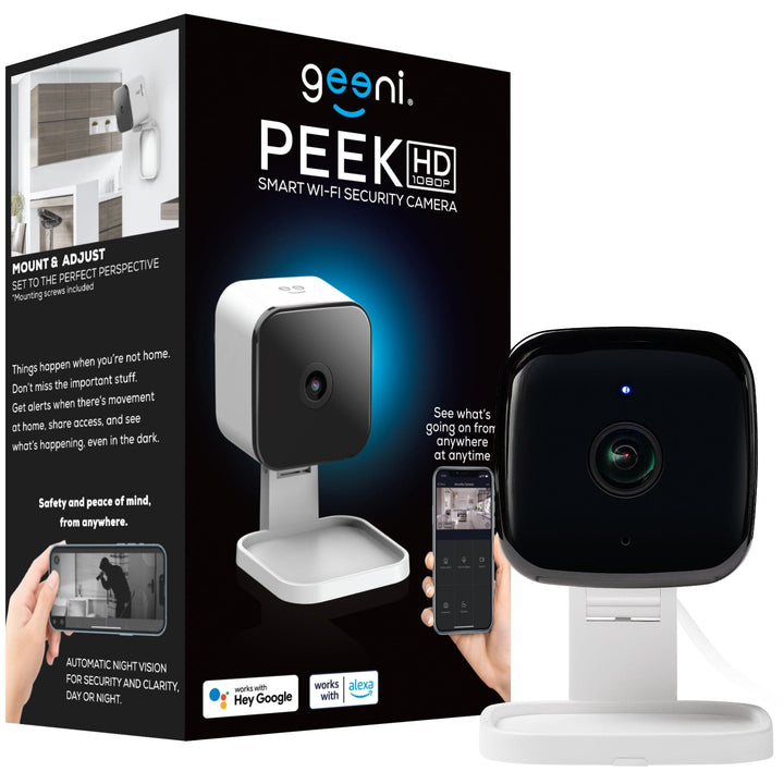 Geeni Peek 1080p Indoor Camera - SMART HOME SHOP