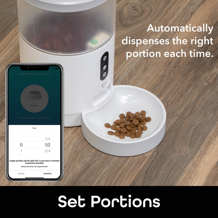 Geeni PetConnect Automatic Pet Feeder (4L) - SMART HOME SHOP
