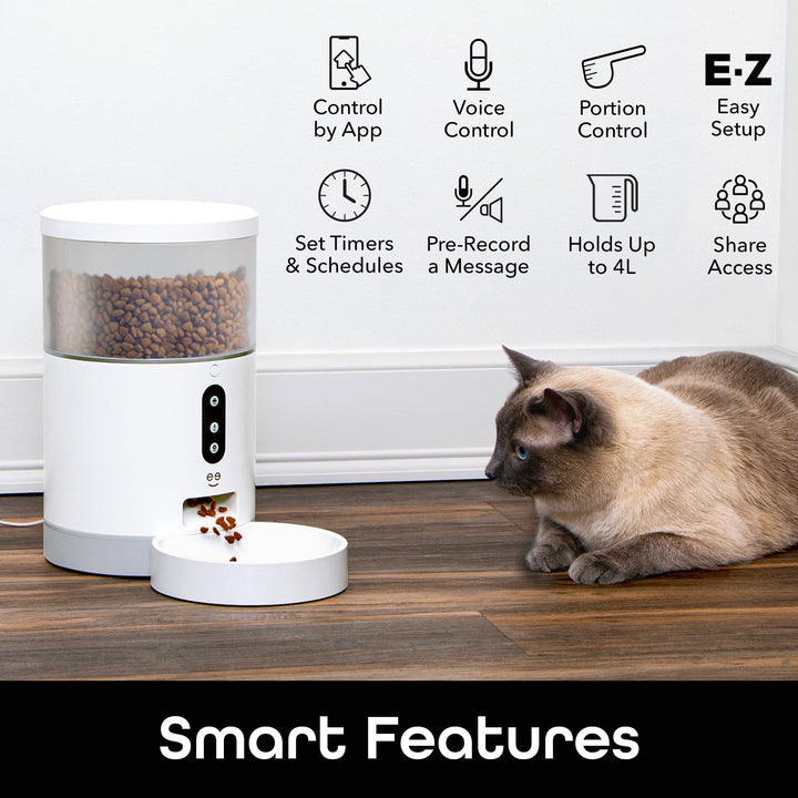 Geeni PetConnect Automatic Pet Feeder (4L) - SMART HOME SHOP
