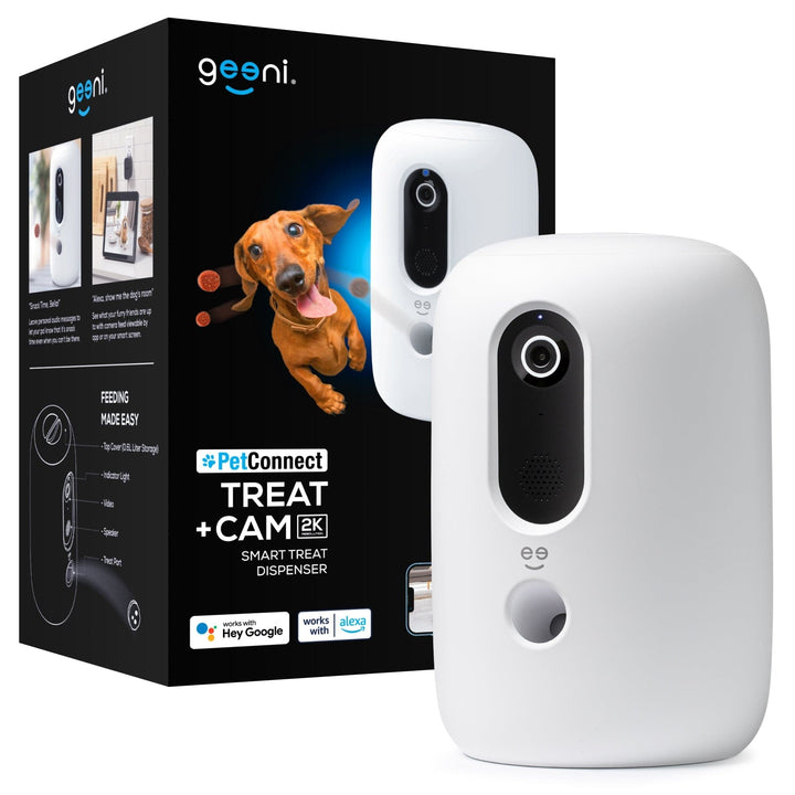 Geeni PetConnect Treat + Cam, Treat Dispenser - SMART HOME SHOP