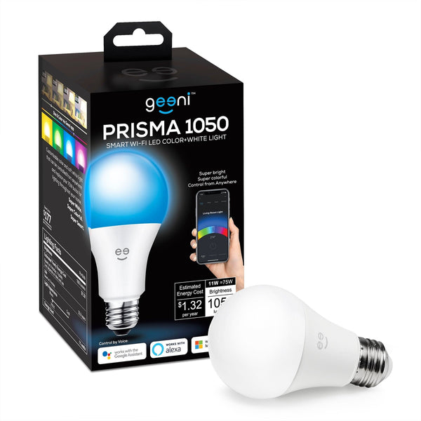 Geeni Prisma A21 Smart Bulb - Multicolor and Warm White - SMART HOME SHOP