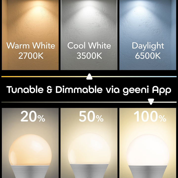 Geeni Prisma A21 Smart Bulb - Multicolor and Warm White - SMART HOME SHOP