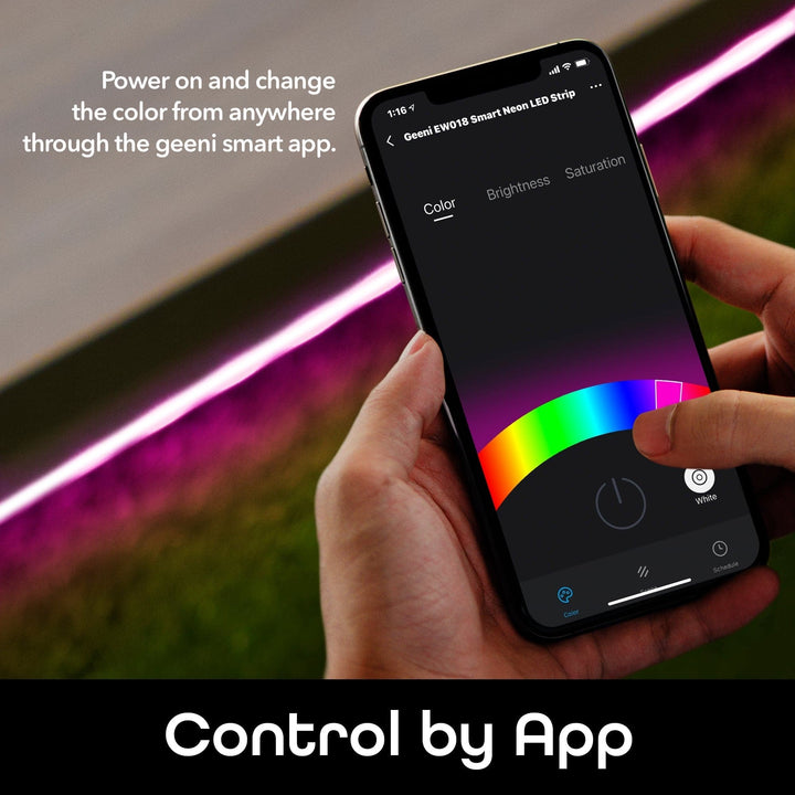 Geeni Prisma Neoflex RGB Strip Light with Music Sync (16.4 ft.) - SMART HOME SHOP