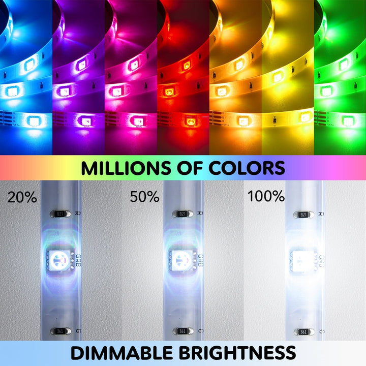 Geeni Prisma Strip 16 - Light Strip Kit, RGB (16.4 ft.) - SMART HOME SHOP