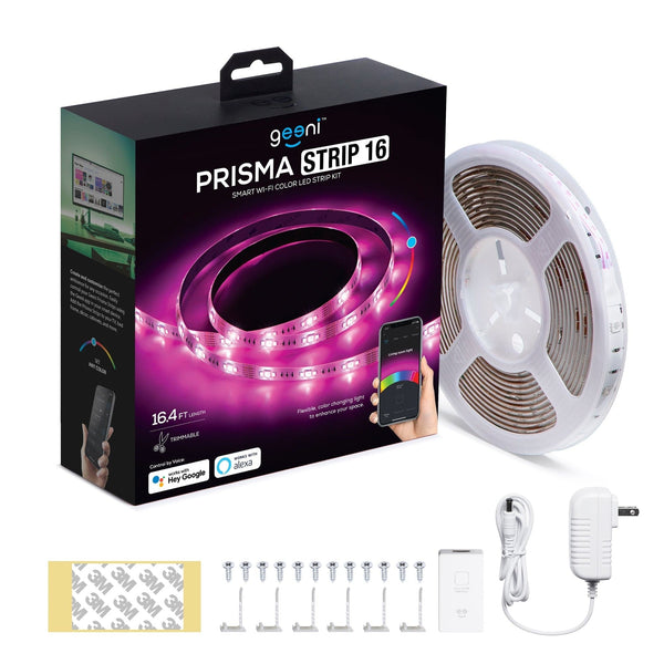 Geeni Prisma Strip 16 - Light Strip Kit, RGB (16.4 ft.) - SMART HOME SHOP