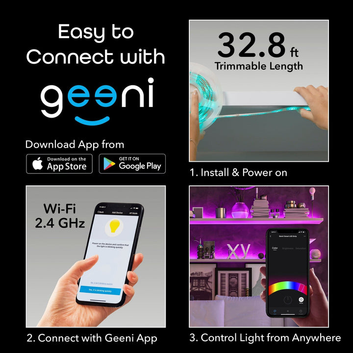 Geeni Prisma Strip Kit (32 ft.) - SMART HOME SHOP