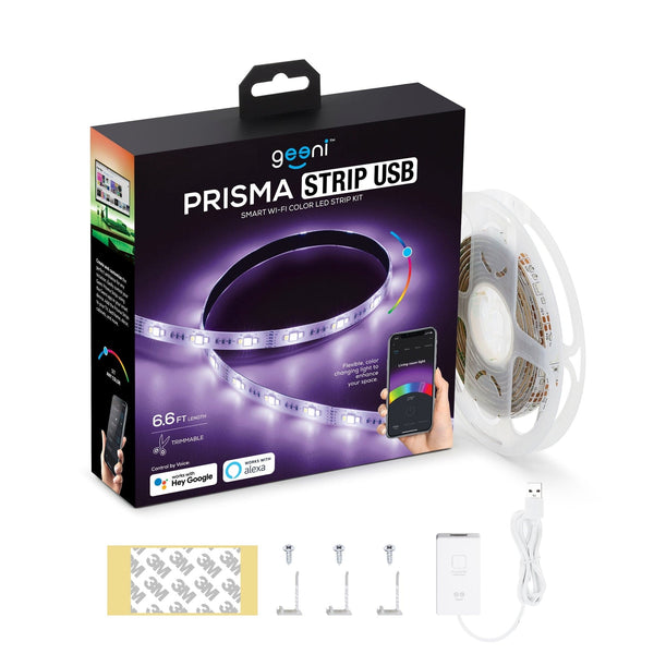 Geeni Prisma Strip - USB Powered Light Strip Kit (6.6 ft.) - SMART HOME SHOP