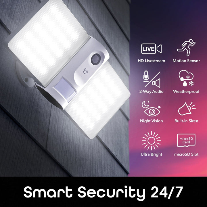 Geeni Sentry Floodlight Camera - SMART HOME SHOP
