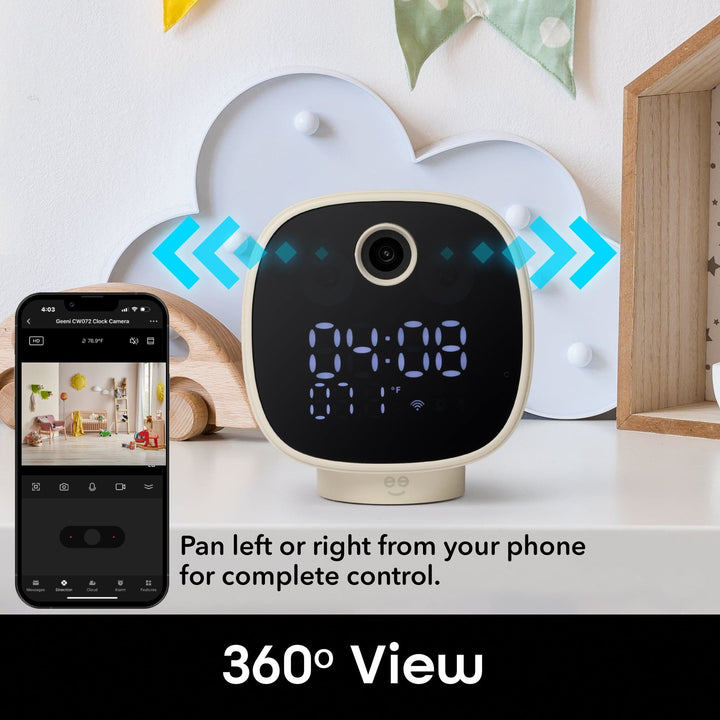 Geeni Serenity Smart Clock Camera - SMART HOME SHOP