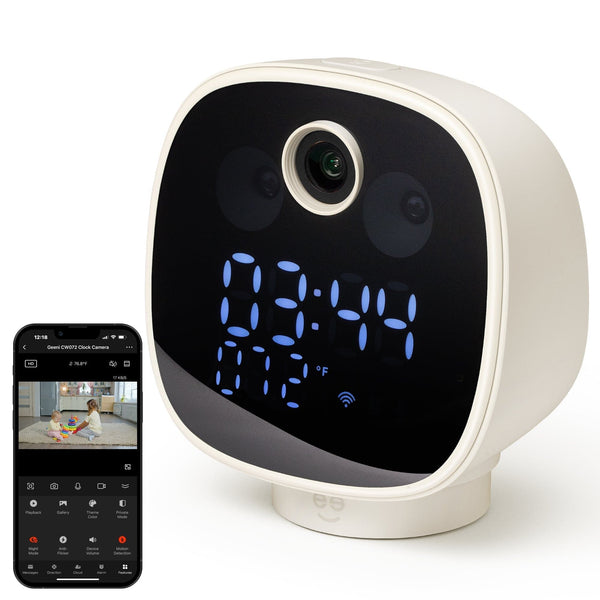 Geeni Serenity Smart Clock Camera - SMART HOME SHOP