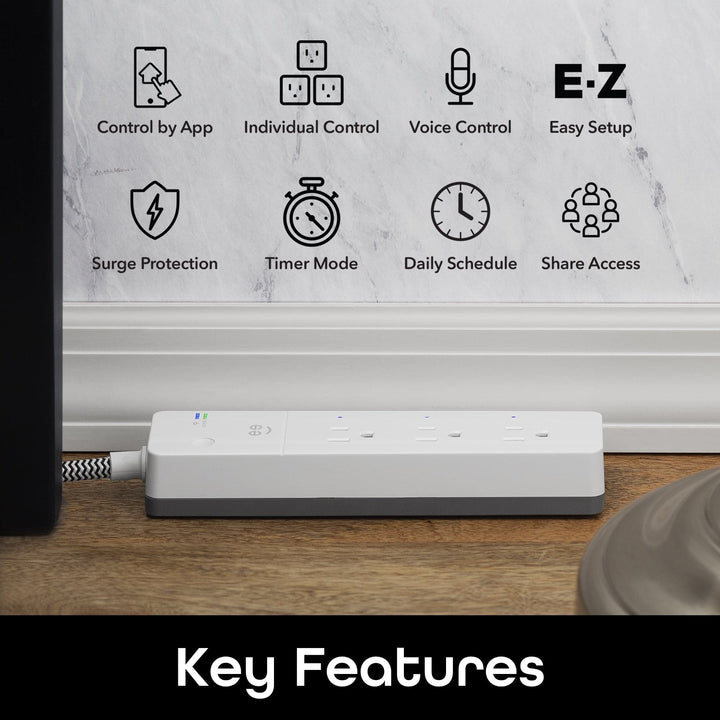 Geeni Surge Mini 3-Outlet Surge Protector - SMART HOME SHOP