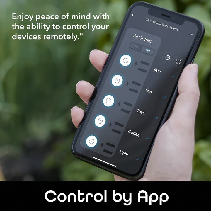 Geeni Surge Ultra 8-Outlet Surge Protector - SMART HOME SHOP