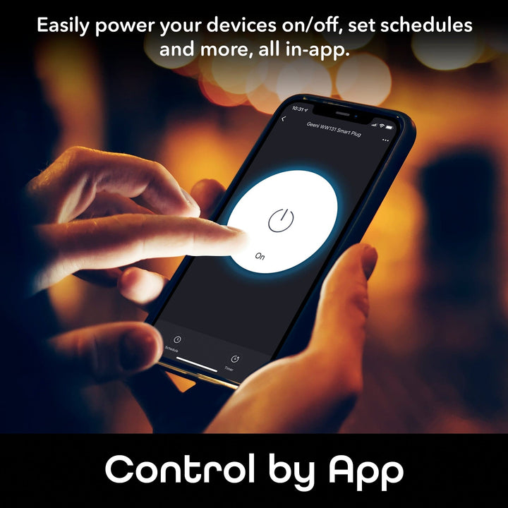 Geeni Switch + Charge Plug with 2 USB Ports - SMART HOME SHOP