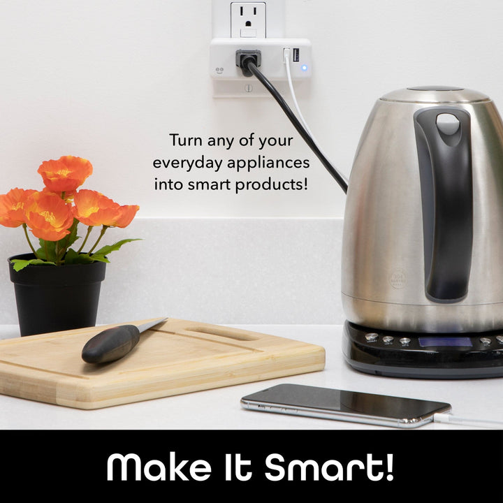 Geeni Switch + Charge Plug with 2 USB Ports - SMART HOME SHOP