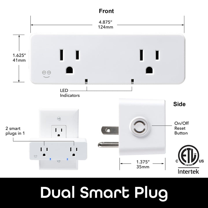 Geeni Switch Duo Double Plug - SMART HOME SHOP