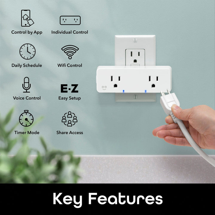 Geeni Switch Duo Double Plug - SMART HOME SHOP