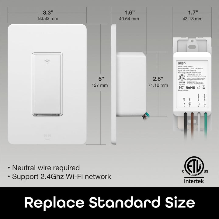 Geeni Tap Light Switch - SMART HOME SHOP