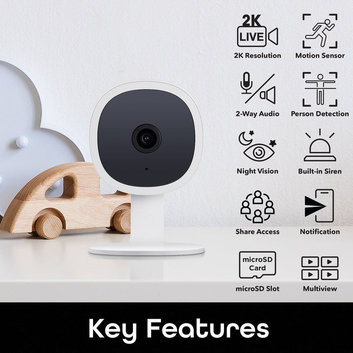 Geeni Vision 2K Smart Indoor Camera - SMART HOME SHOP